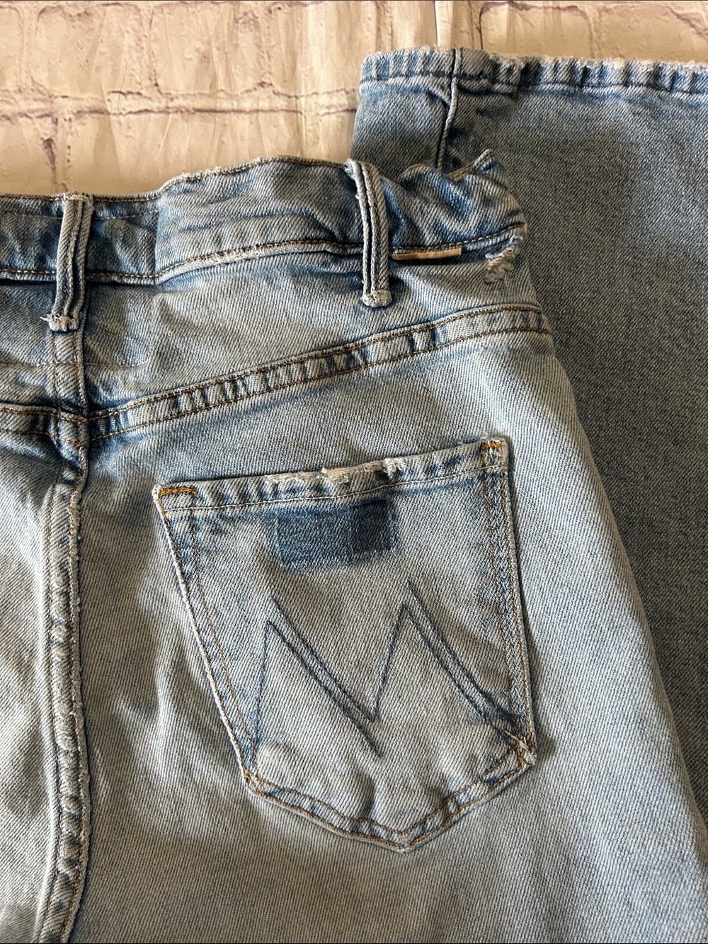 MOTHER SUPERIOR The Hustler Ankle Jeans I Confess Wash Size 28 Straight - Picture 8 of 10